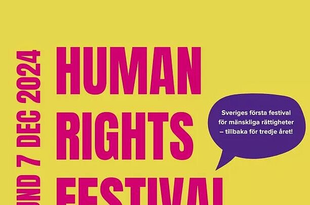 Human rights festival posterbild